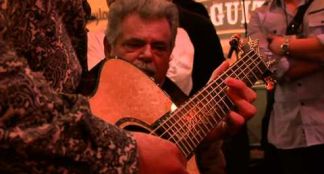 Ryo Montgomery at the Taylor Guitars booth NAMM 2012 