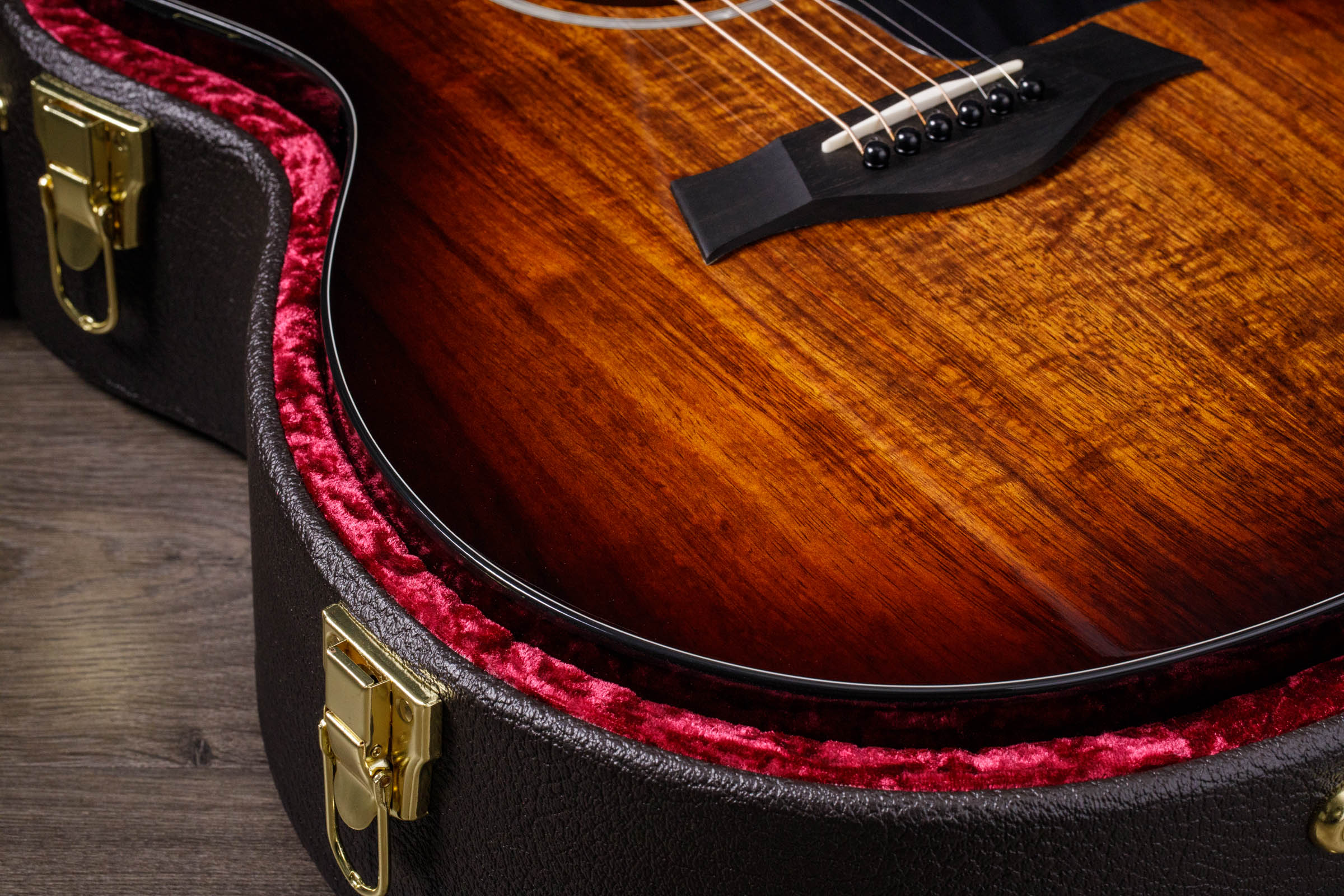 224ce-K DLX Hawaiian Koa Acoustic-Electric Guitar | Taylor Guitars