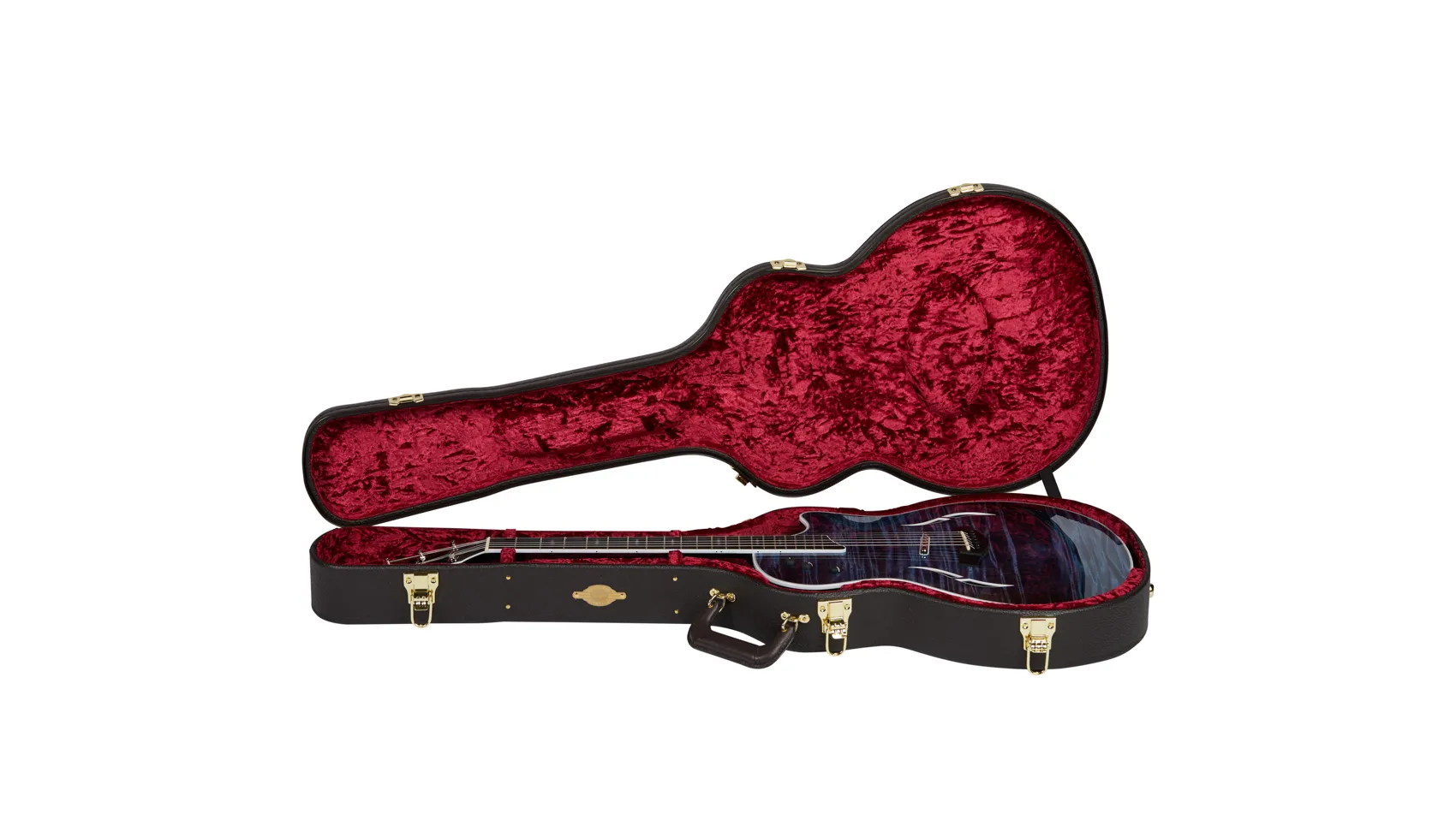 Hard Cases - T3/T5 Taylor Deluxe Brown Hardshell Case | Taylor Guitars