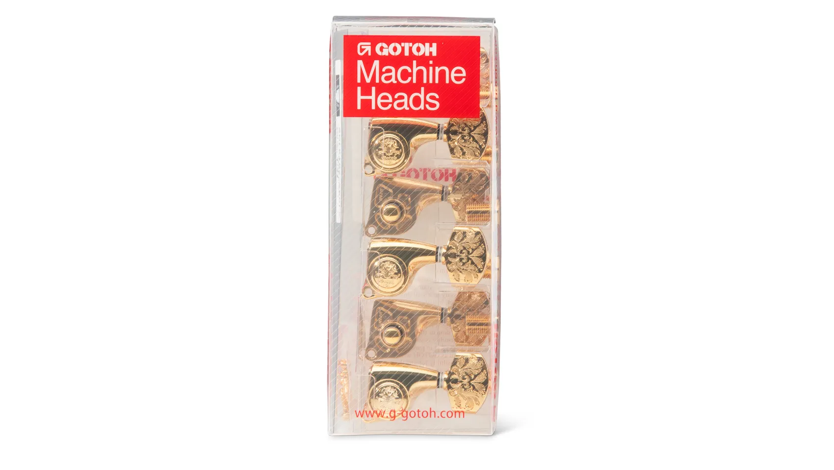 Gotoh Luxury Guitar Tuners 1:21 - 6-String, Polished Gold | Taylor
