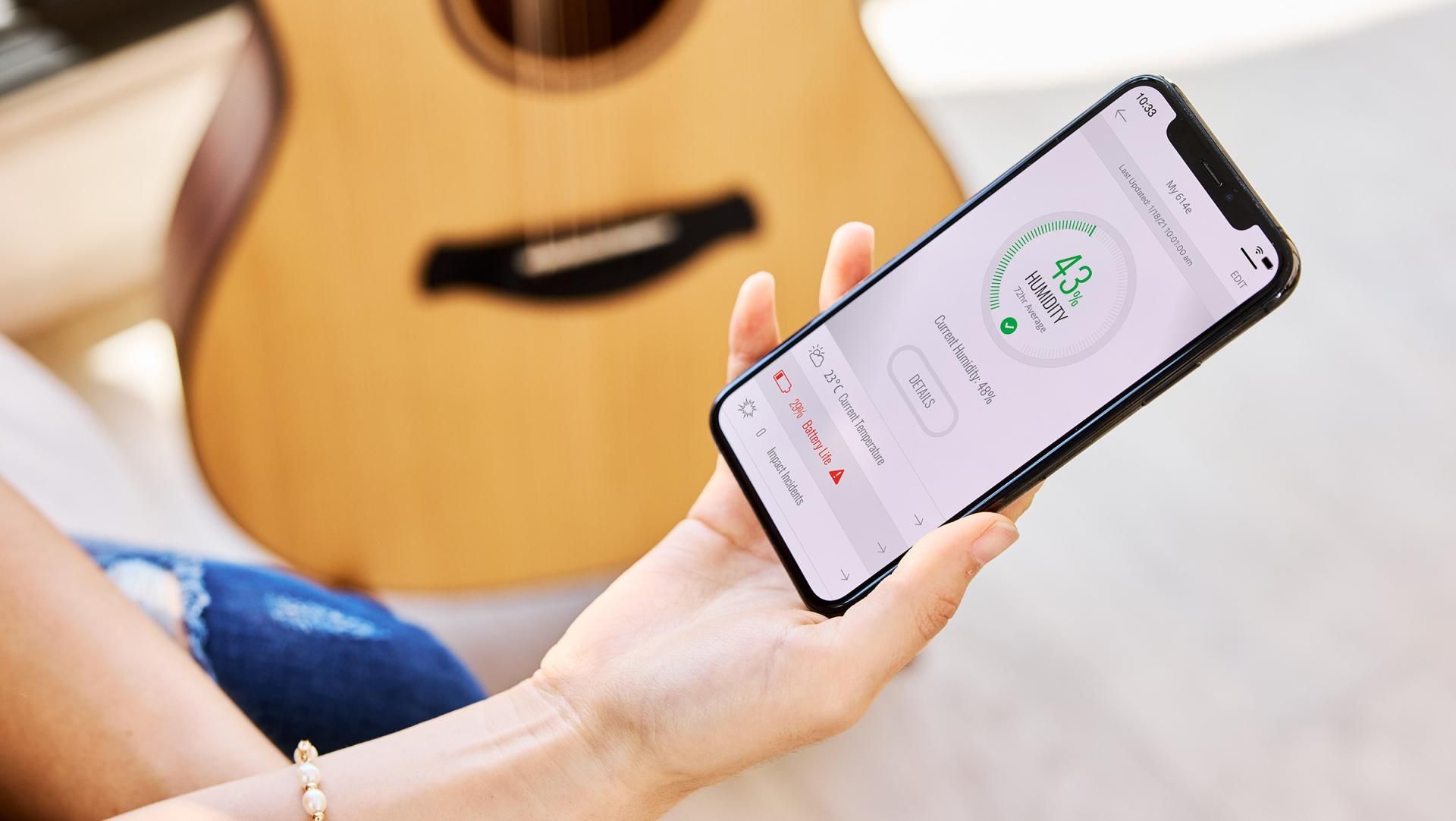 TaylorSense Guitar Health Monitoring System Taylor Guitars