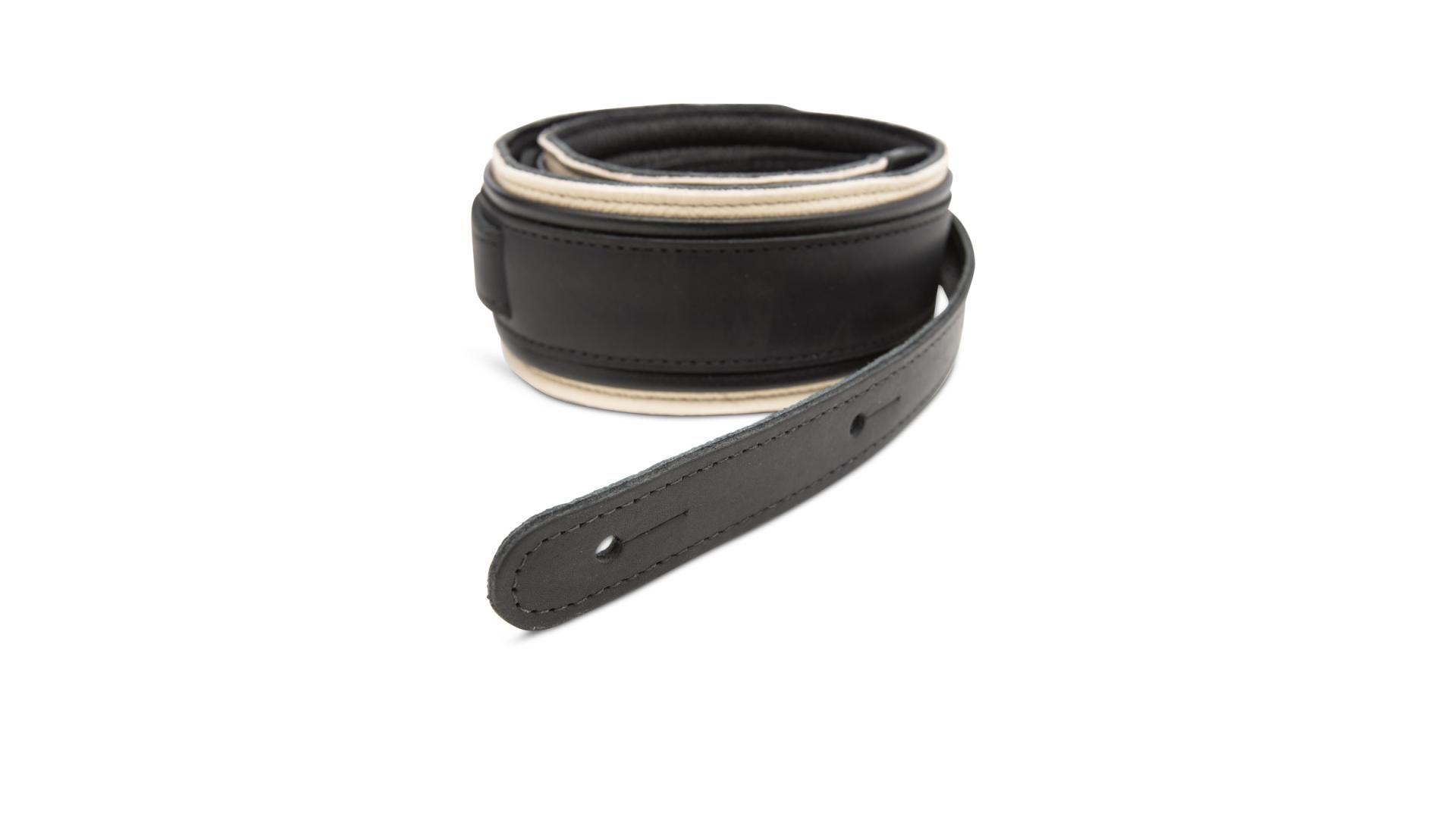 Taylor American Dream Leather Strap, White/Black, Taylor,2.5
