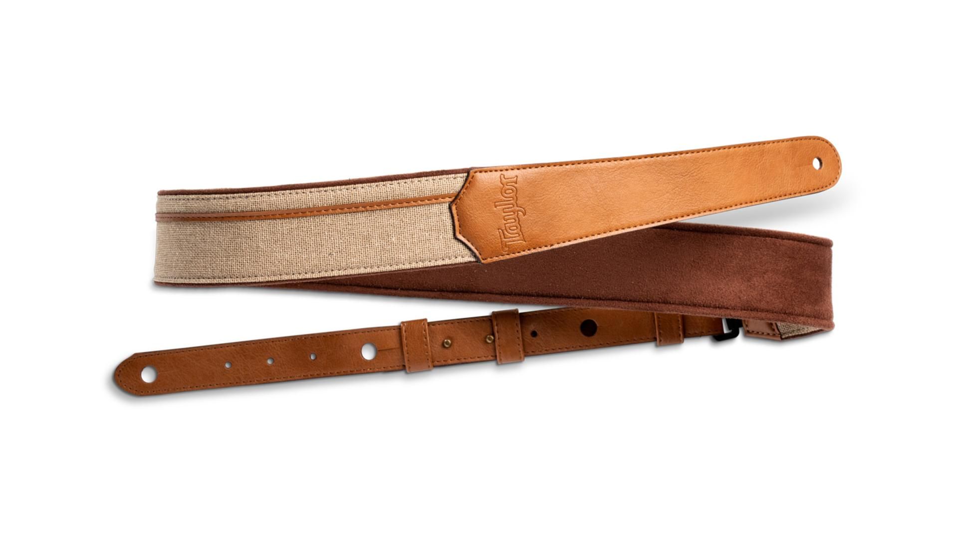 Taylor 2.5 Vegan Leather Guitar Strap Tan