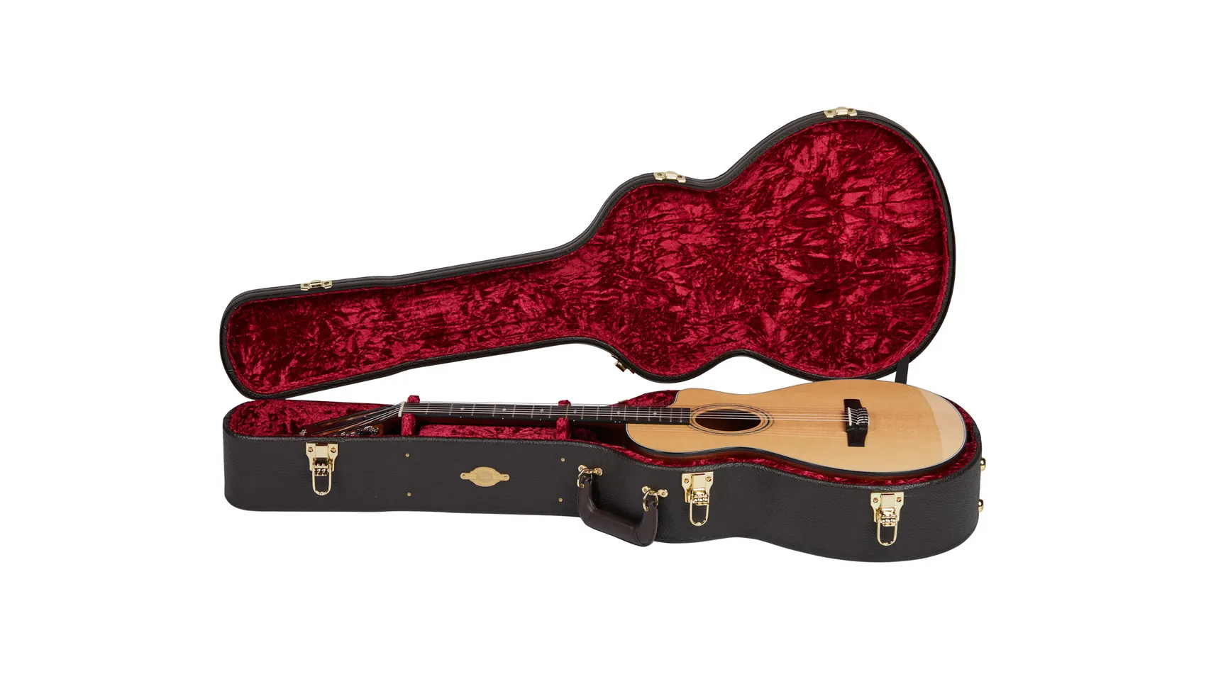 Grand Concert, 12-Fret or NS2 Taylor Deluxe Brown Hardshell Guitar
