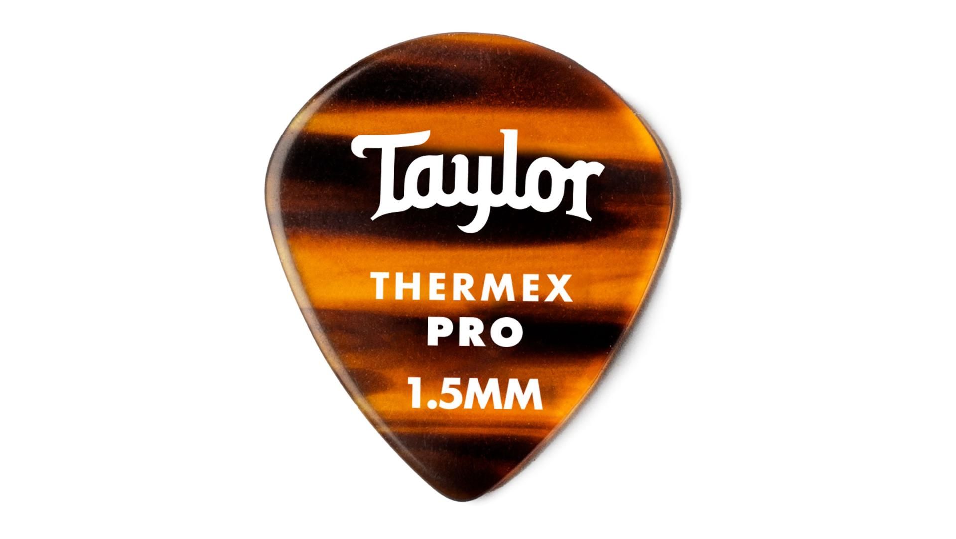 Taylor Premium 651 Thermex Pro Guitar Picks Tortoise Shell 1.50mm 6 Pack Taylor Guitars
