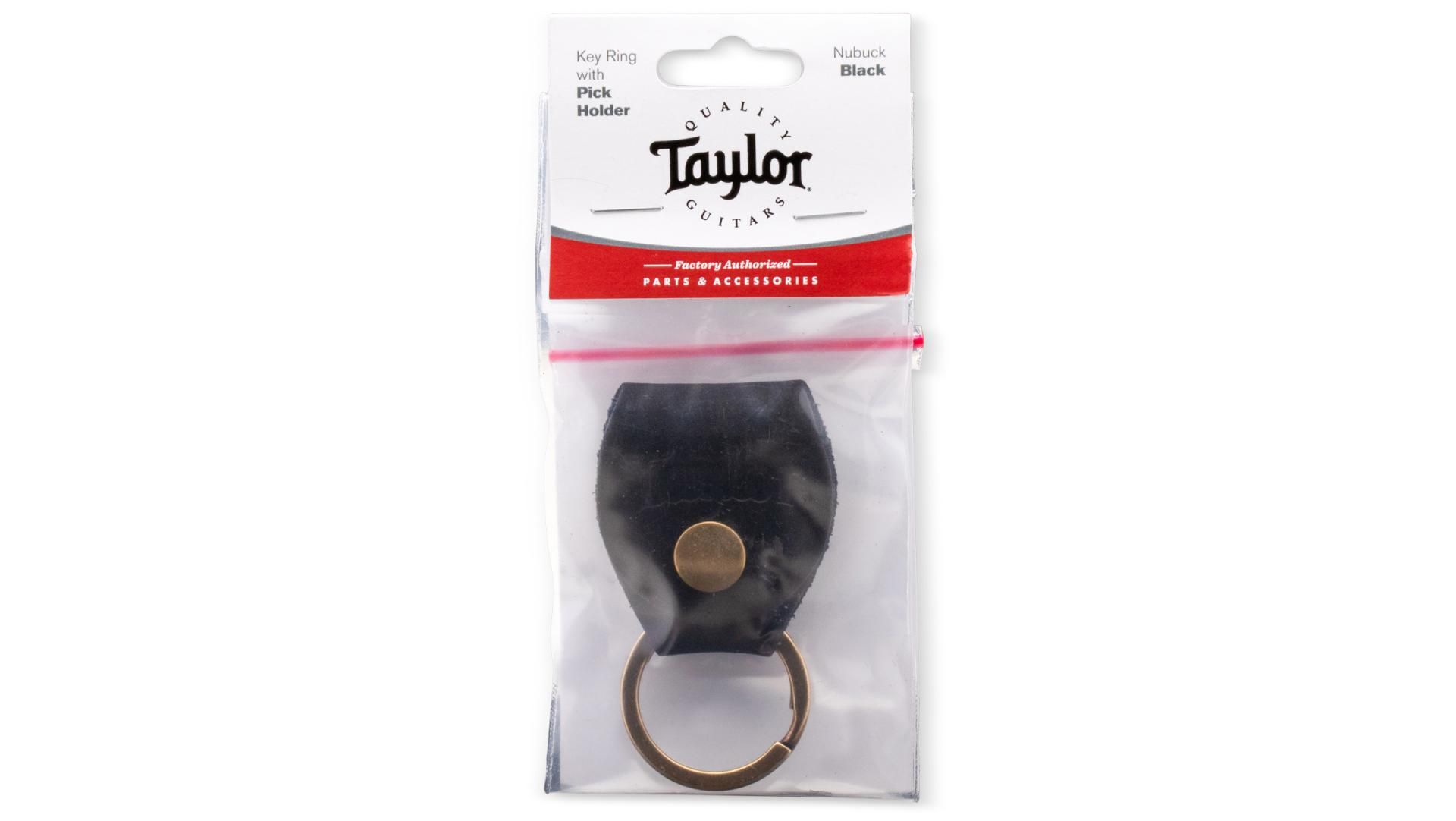 Home & Gifts - Taylor Key Ring W/Pick Holder, Black Nubuck