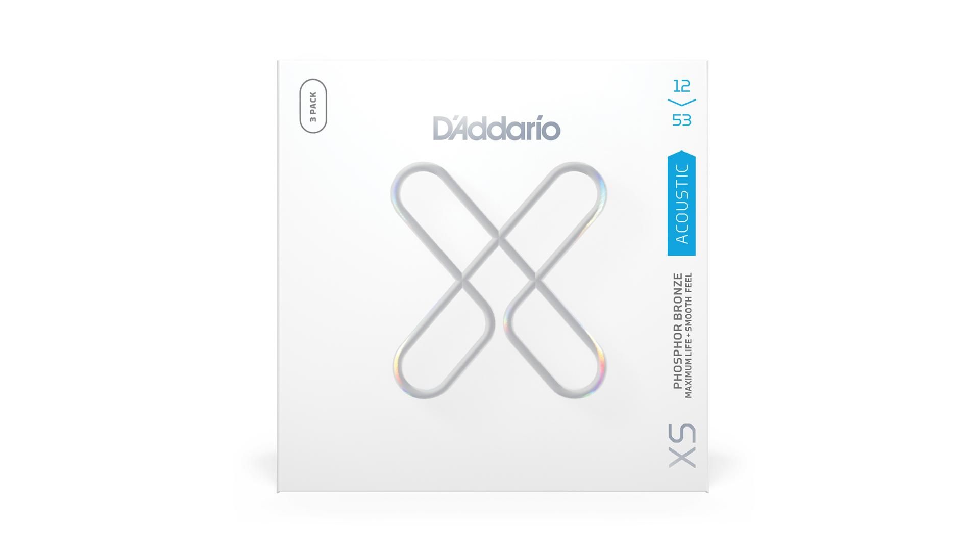 Strings - D'Addario 12-53 Regular Light, XS Phosphor Bronze