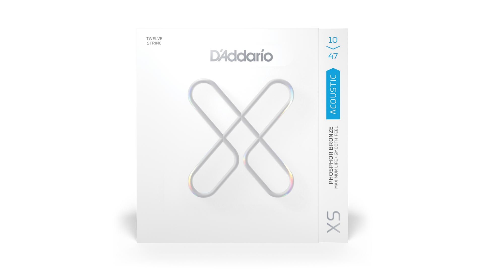 D Addario 10 47 Light XS Phosphor Bronze Coated 12 String Acoustic Guitar Strings Taylor Guitars