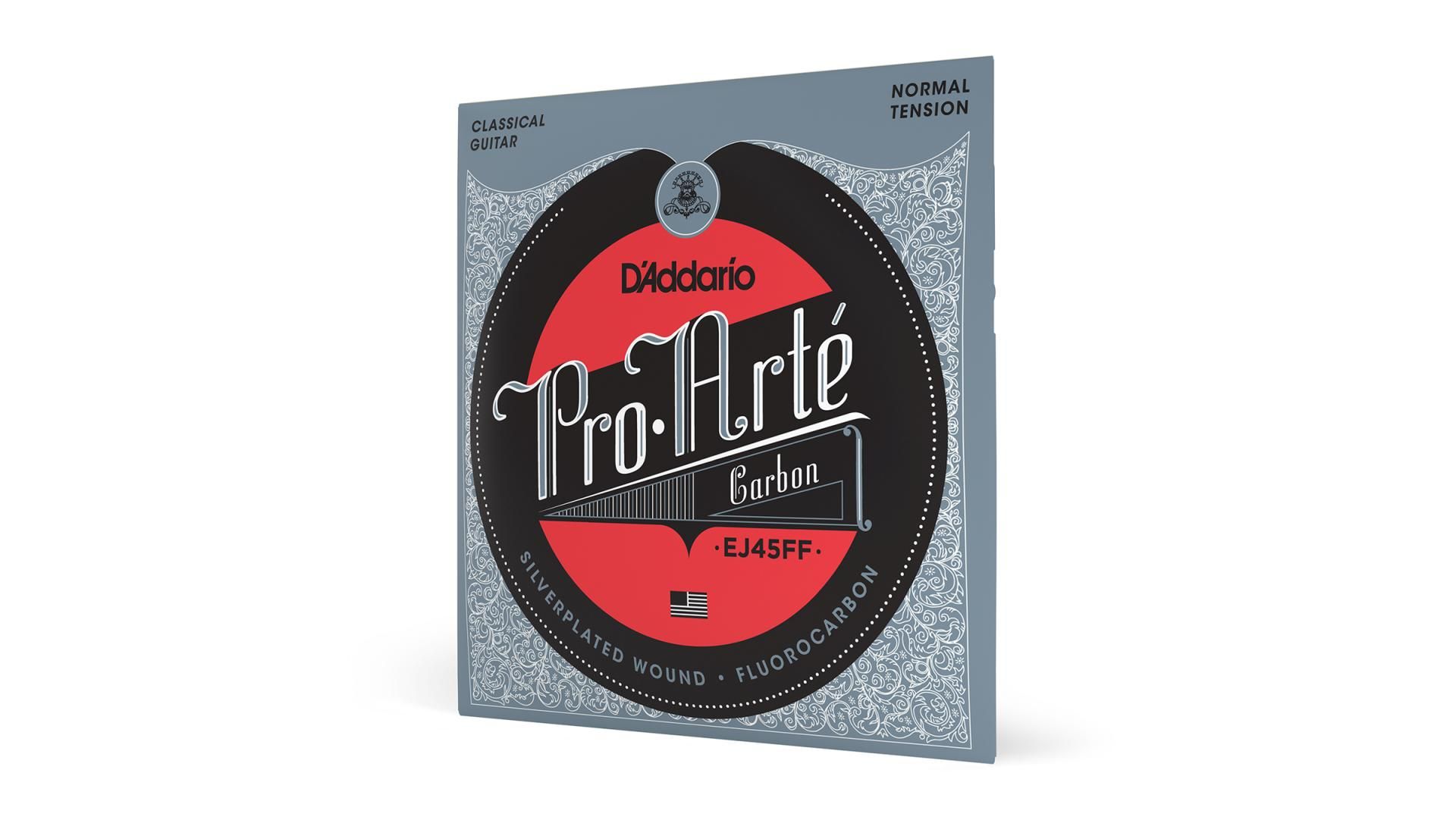 Carbon strings for classical guitar top