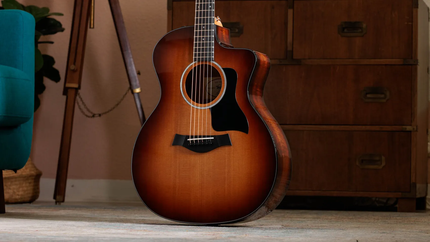 214ce-K SB Plus Hawaiian Koa Acoustic-Electric Guitar | Taylor Guitars