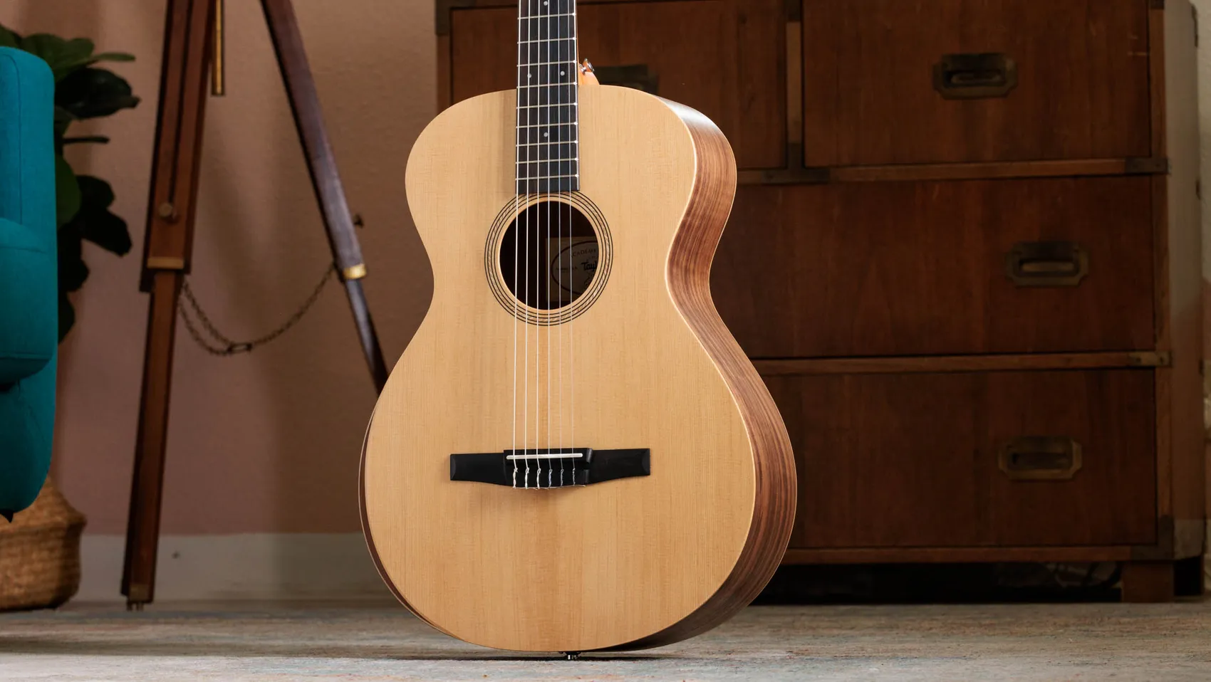Academy 12e-N Walnut Acoustic-Electric Guitar | Taylor Guitars