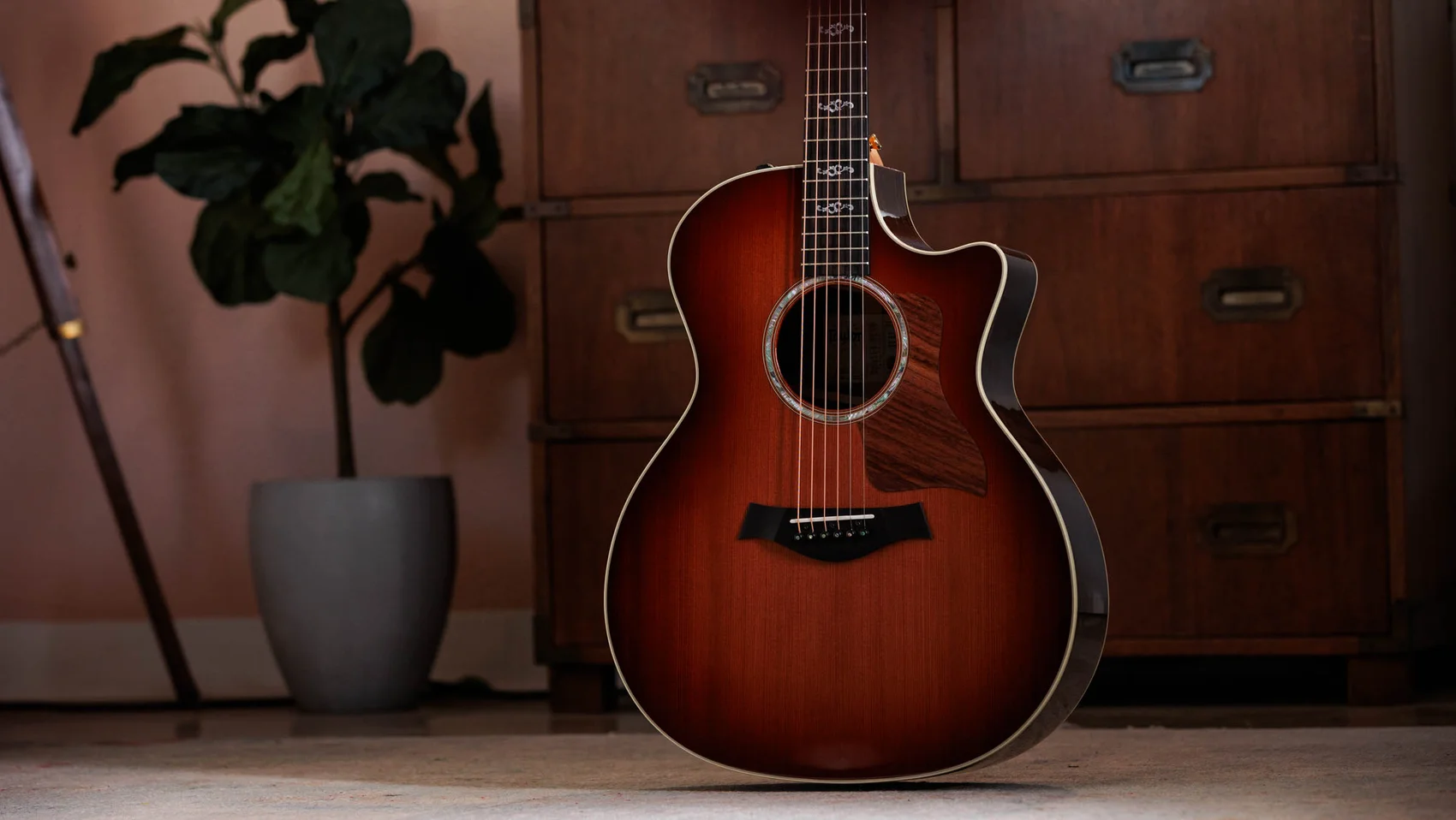 Sunset Blvd 714ce SEB Indian Rosewood Acoustic-Electric Guitar