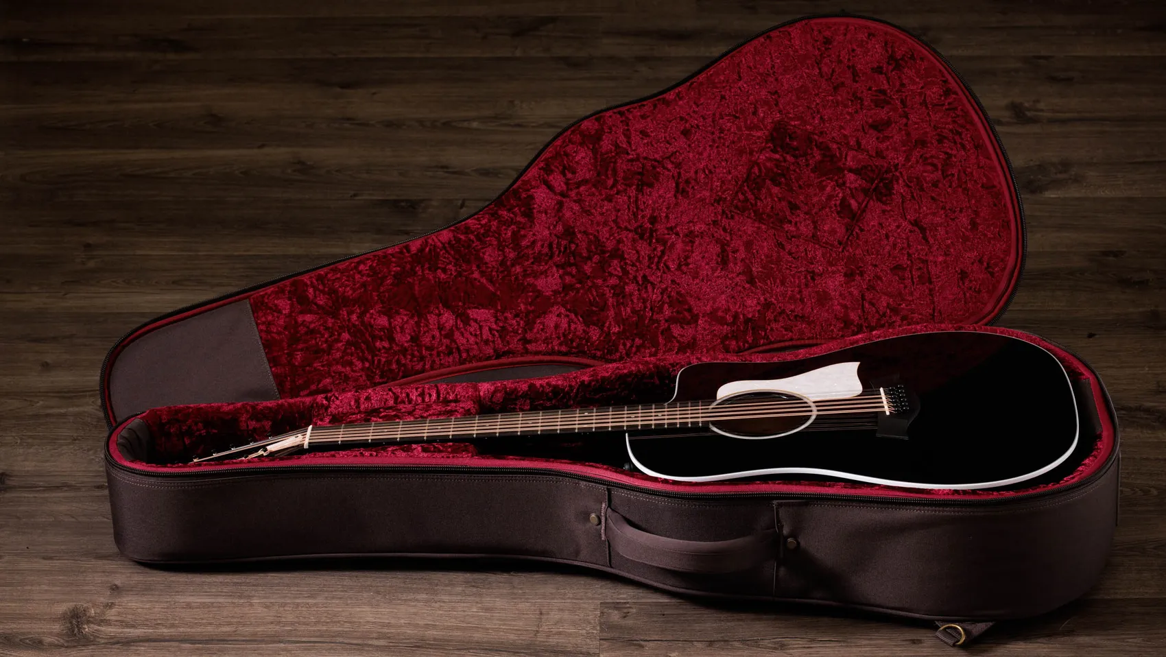 250ce Plus BLK Doce Doble Big Leaf Maple Acoustic-Electric Guitar