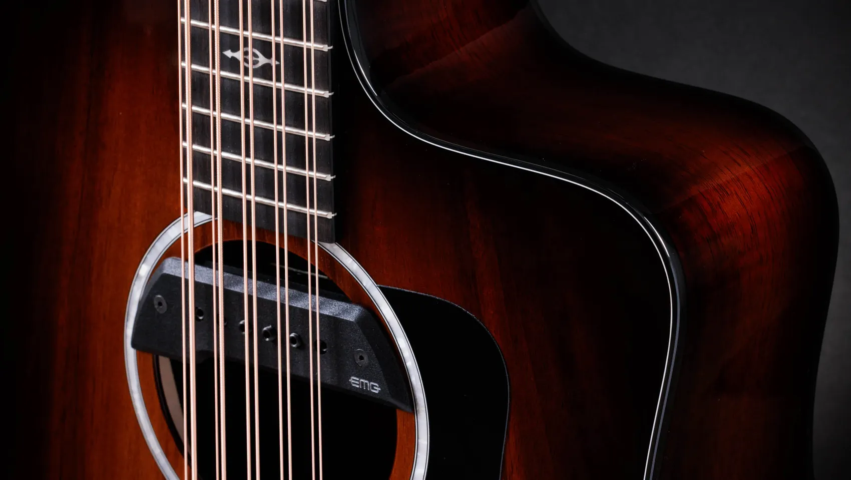 260ce-K DLX Bajo Quinto Hawaiian Koa Acoustic Guitar | Taylor Guitars