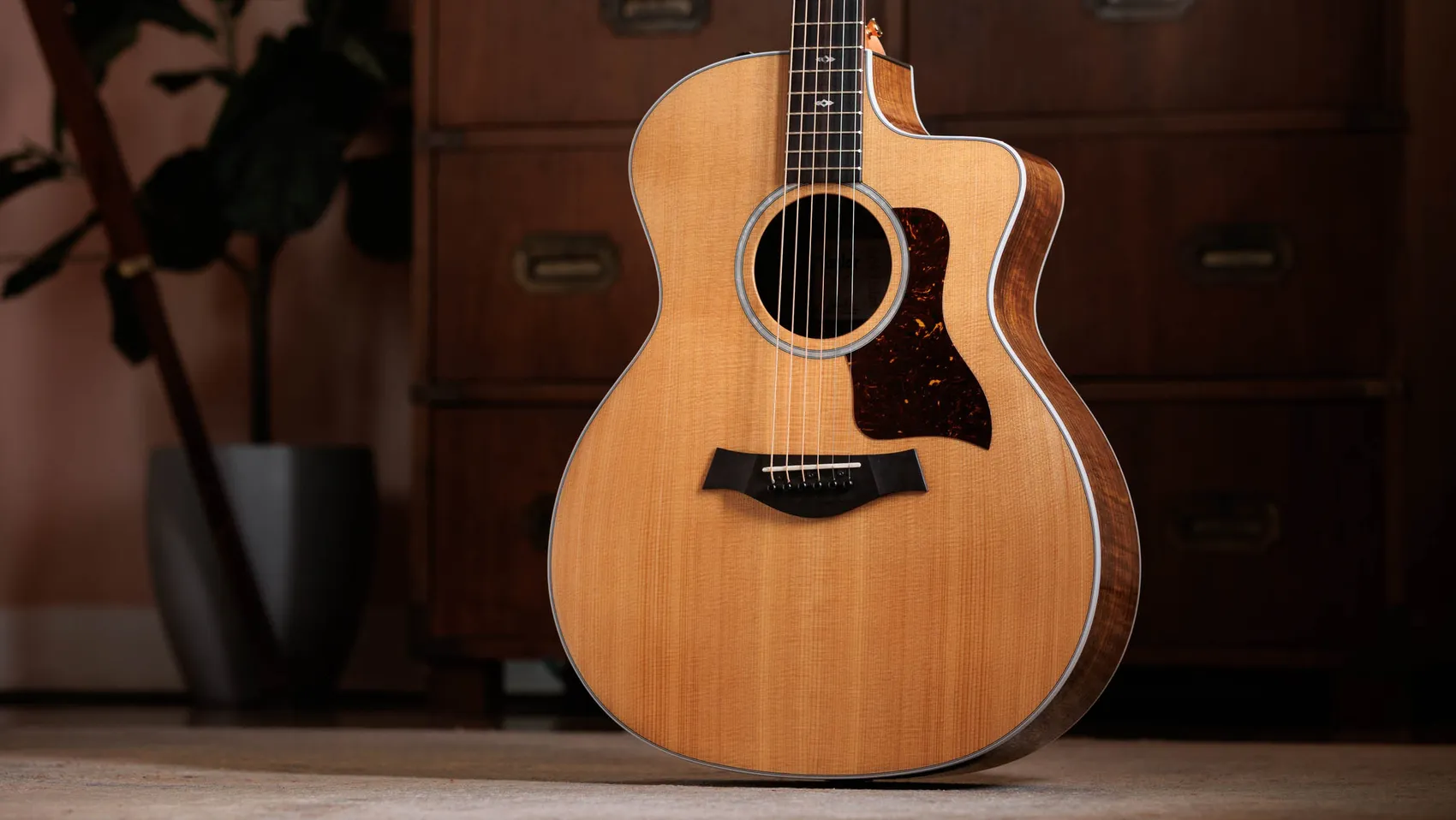 Sunset Blvd 214ce DLX Figured Ovangkol Ovangkol Acoustic-Electric