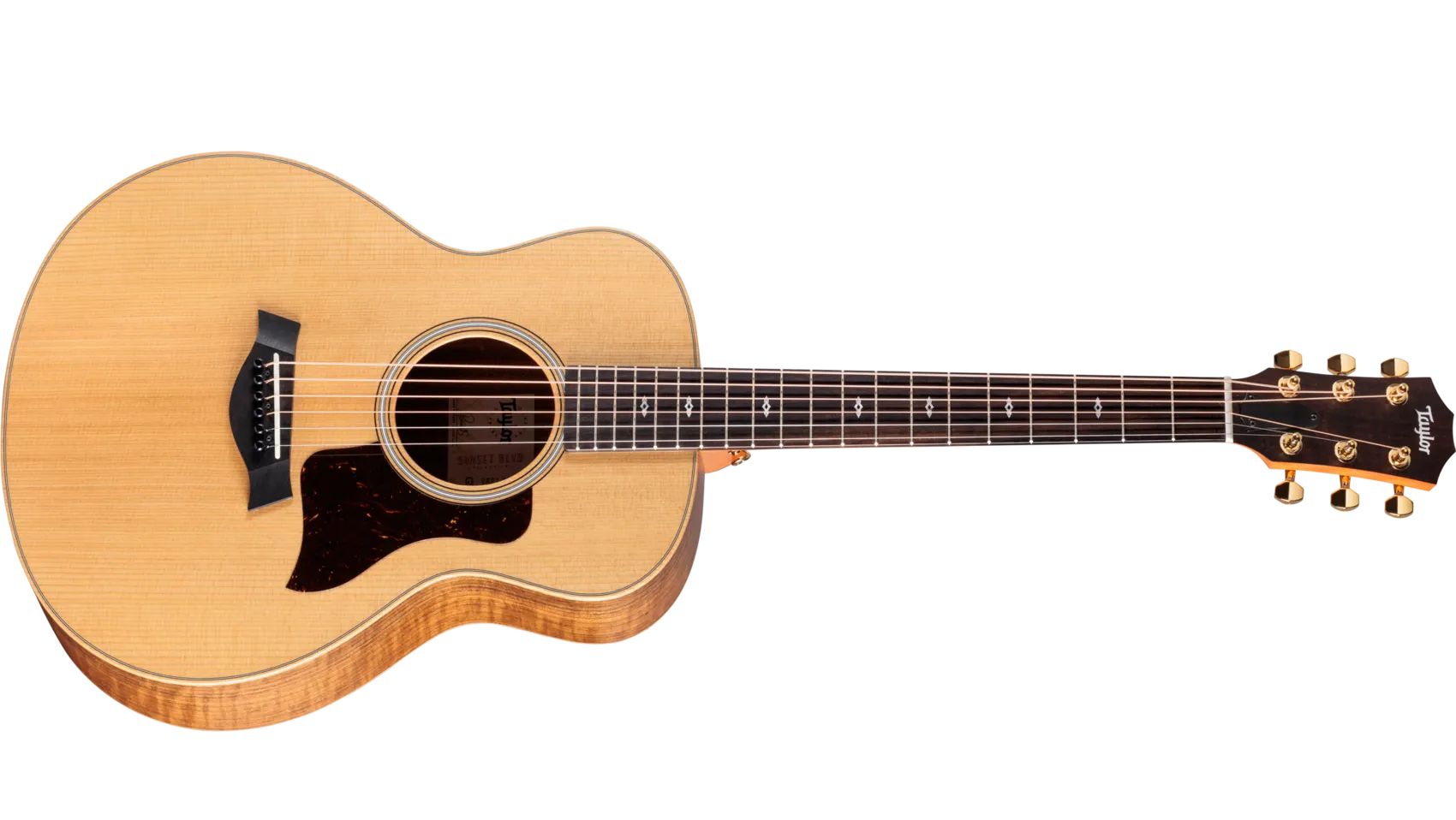 Sunset Blvd GS Mini-e Figured Ovangkol Ovangkol Acoustic-Electric