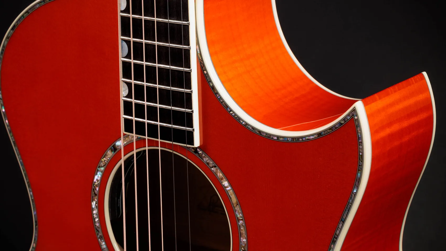 Doyle Dykes Signature Model Big Leaf Maple Acoustic-Electric