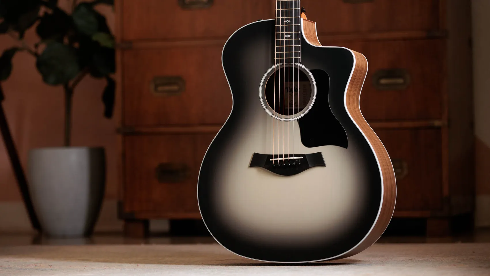 Sunset Blvd 214ce Eclipse Burst Walnut Acoustic-Electric Guitar