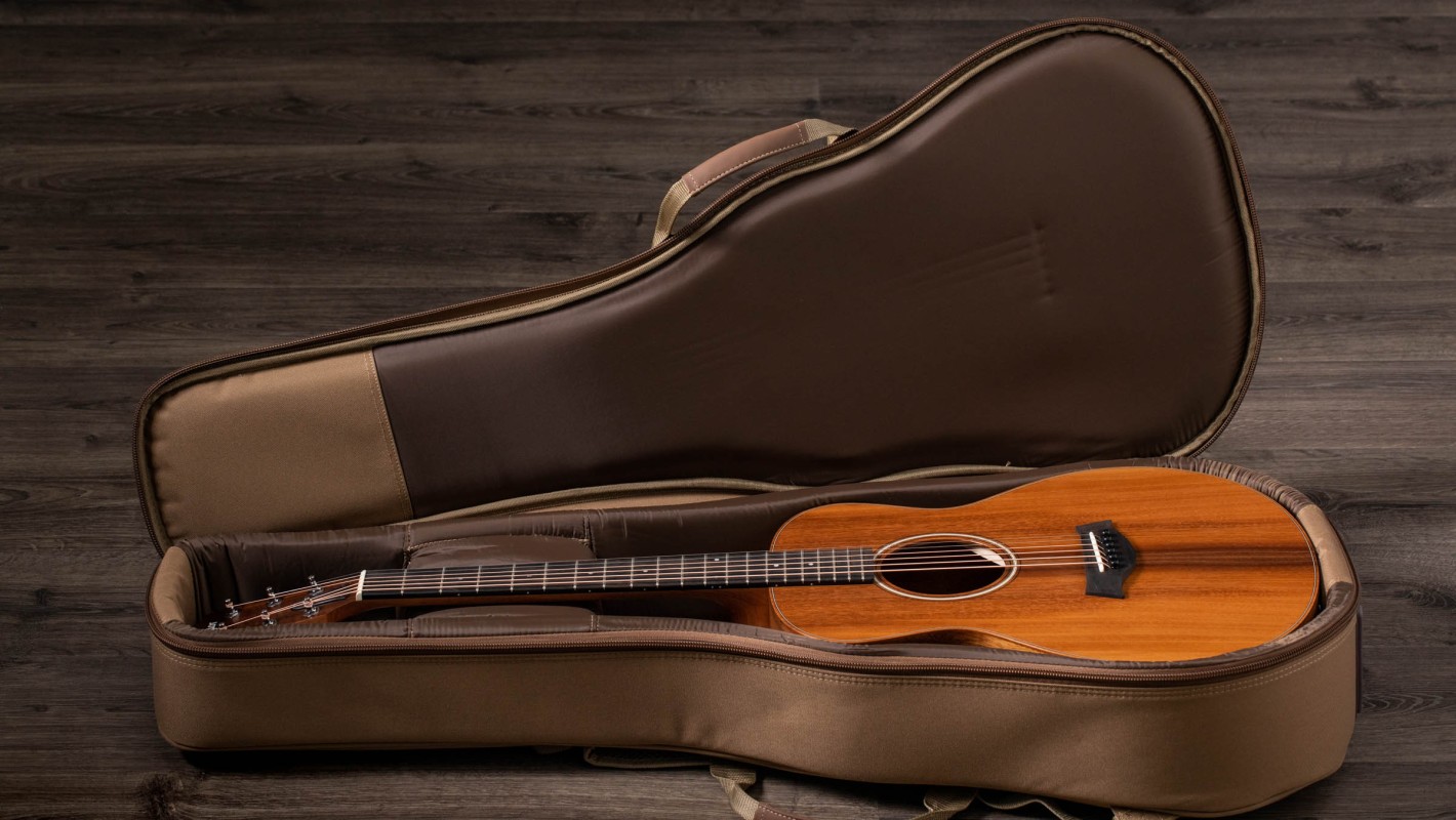 GS Mini-e Koa Layered Koa Acoustic-Electric Guitar | Taylor Guitars