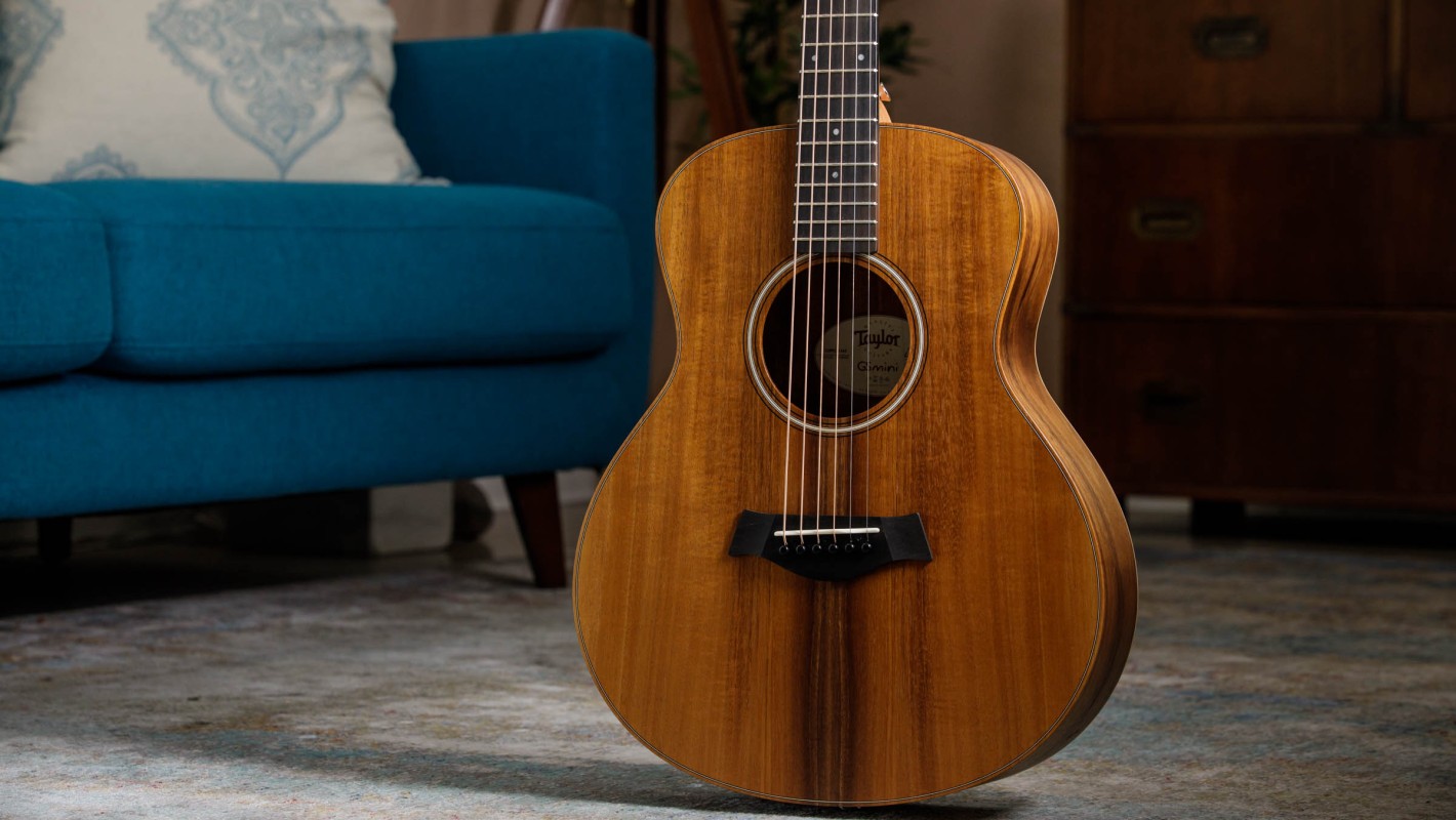 GS Mini-e Koa Layered Koa Acoustic-Electric Guitar | Taylor Guitars