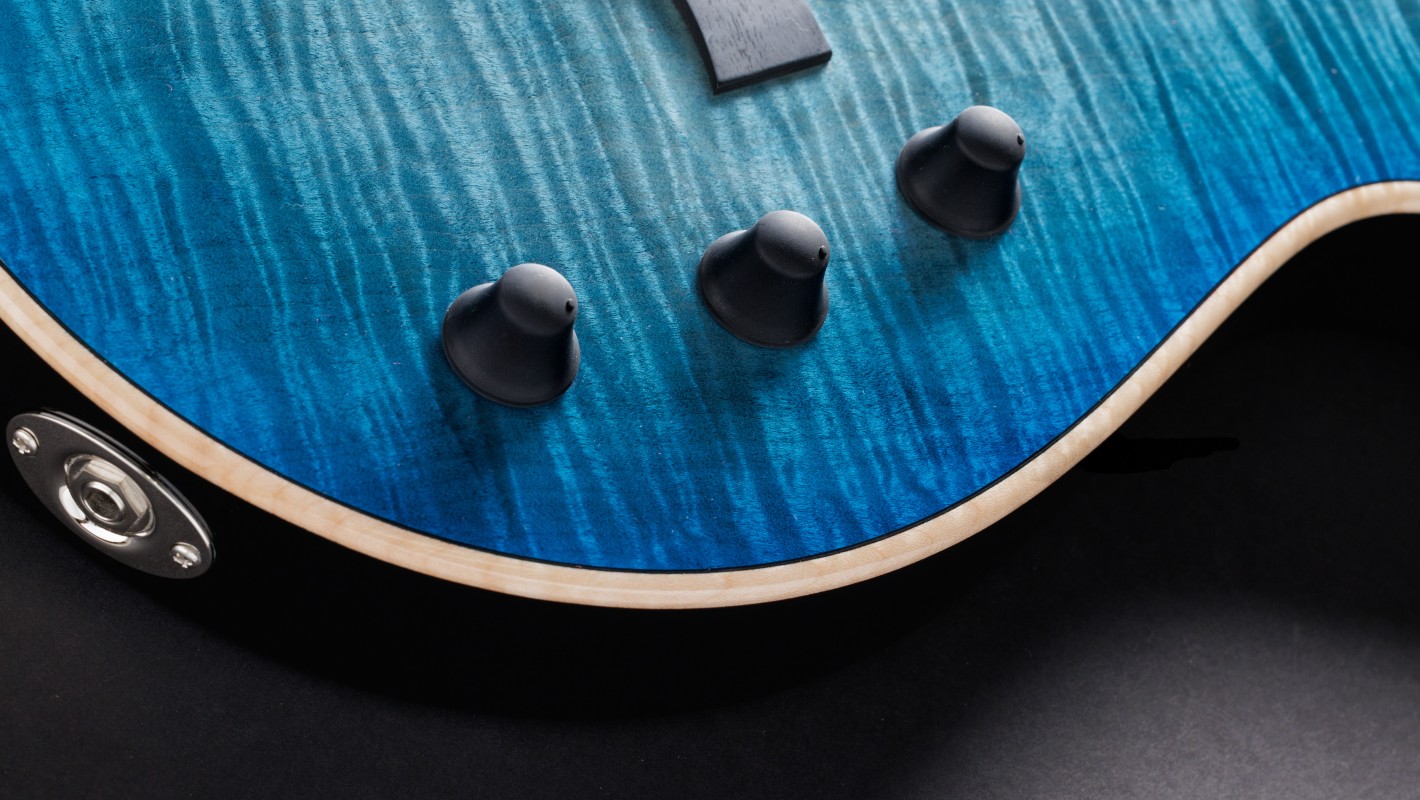 Blue electric guitar with amp cheap
