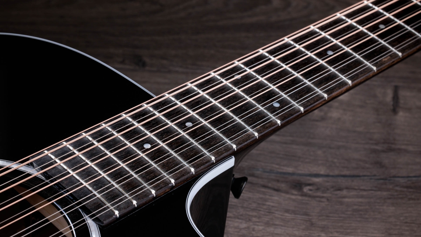 250ce-BLK Plus Big Leaf Maple Acoustic-Electric Guitar