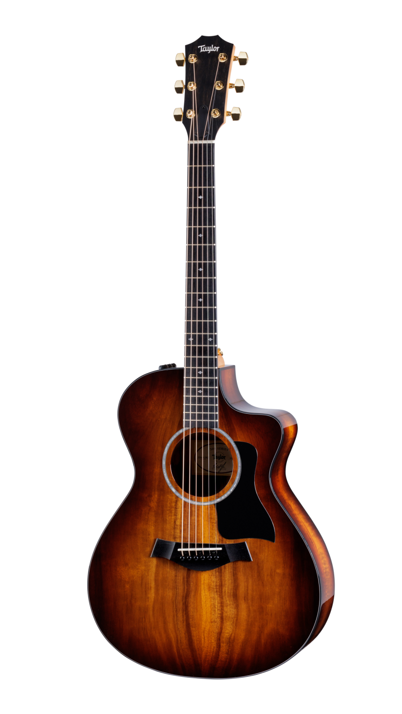 222ce-K DLX Hawaiian Koa Acoustic-Electric Guitar | Taylor Guitars