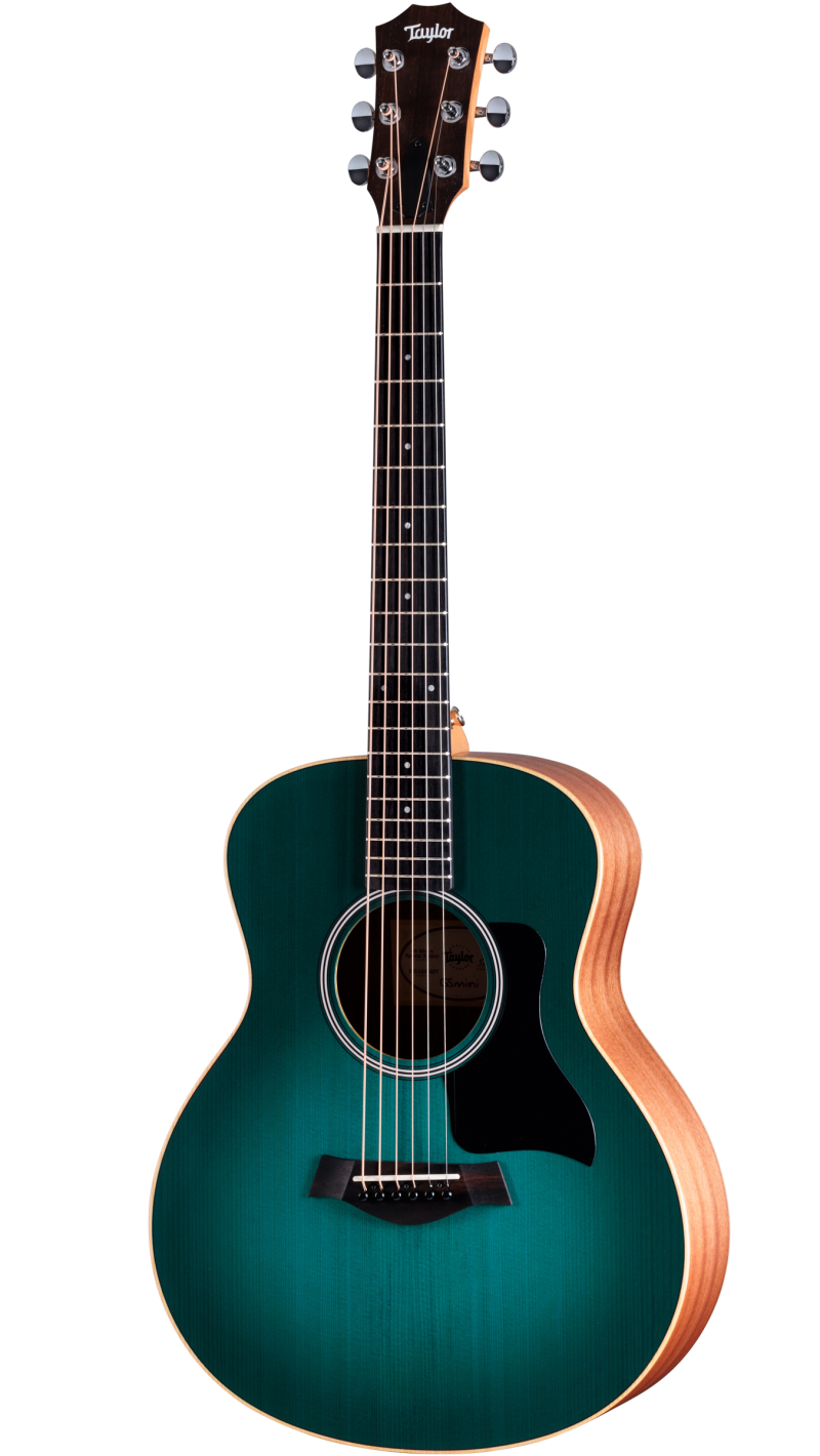Taylor GS mini エレアコ GS Mini-e Special Edition, Blue Burst Layered Sapele