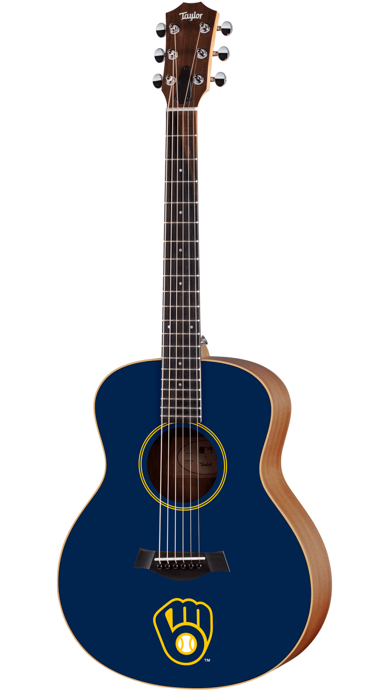 最高級 GS MLB™ x Taylor Mini Sapele Layered Brewers™ Milwaukee - ギター