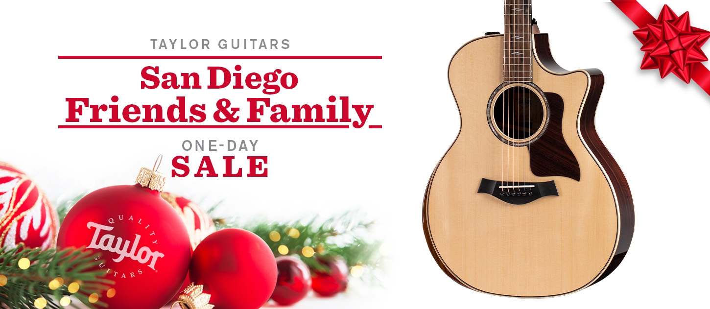 San Diego Friends and Family Event on December 9th