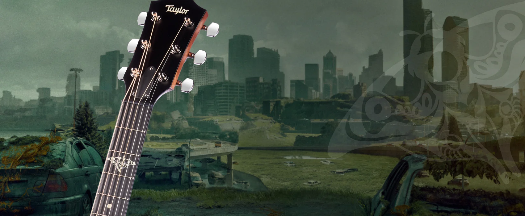 Neck and Headstock image for The Last of Us guitar