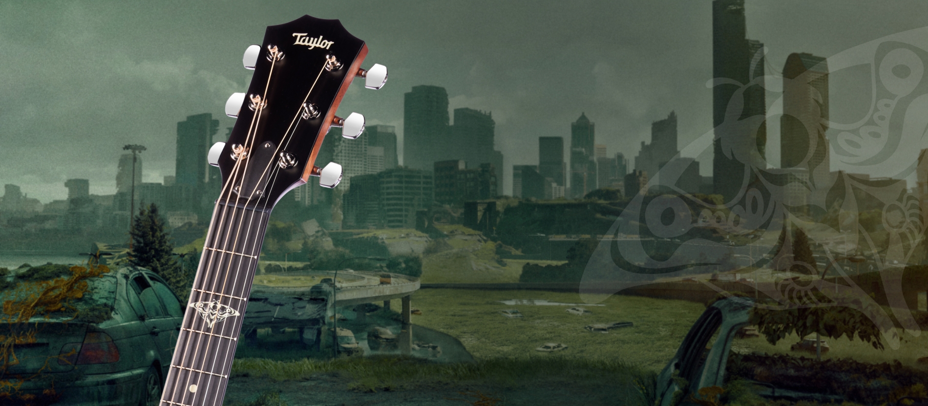 Neck and Headstock image for The Last of Us guitar