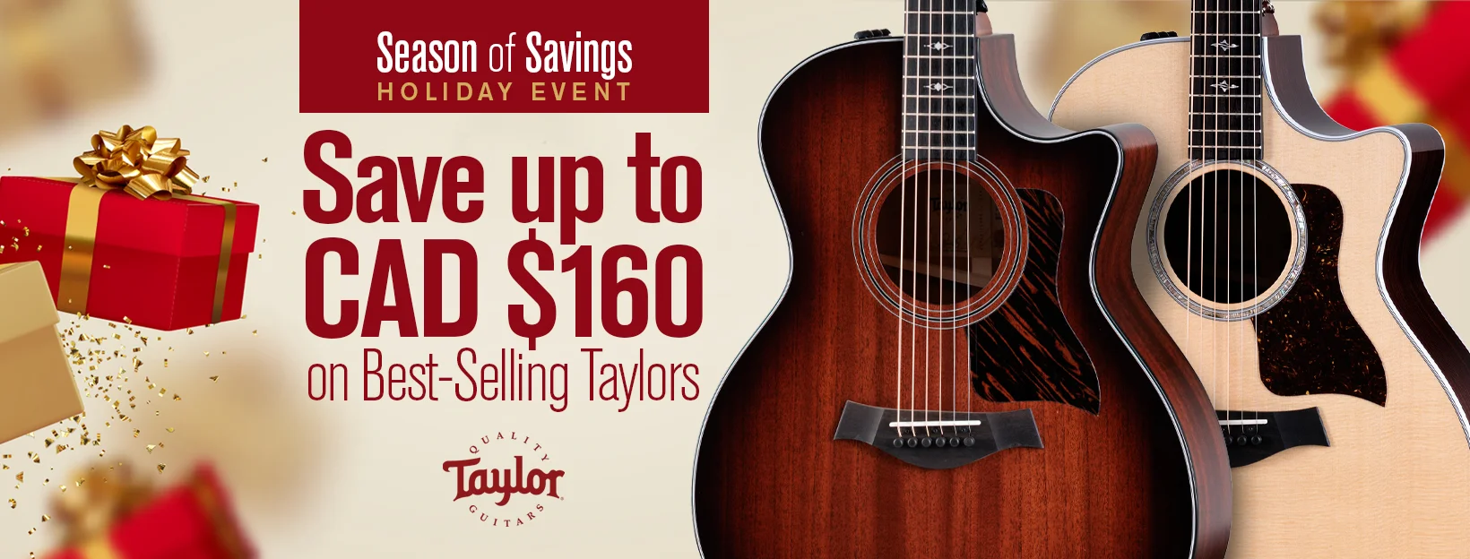 Season of Savings Taylor Guitars