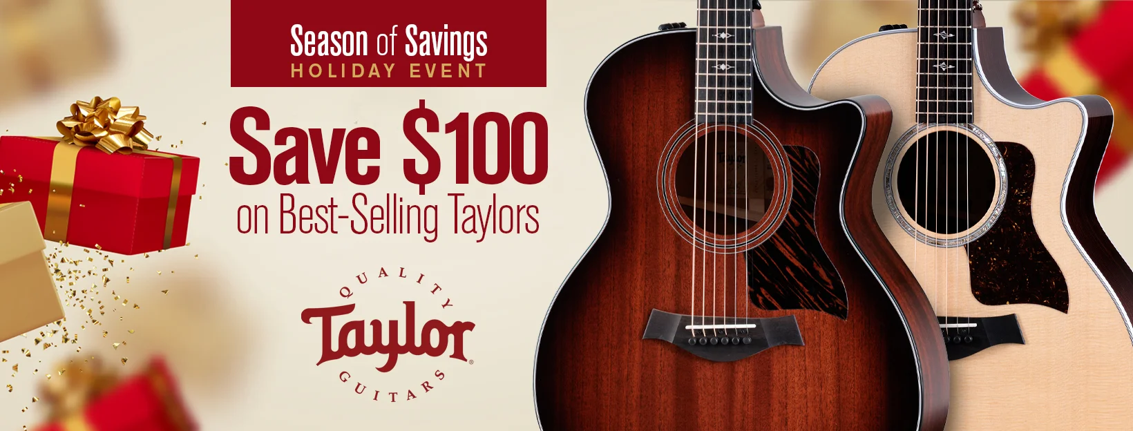 Season of Savings Taylor Guitars