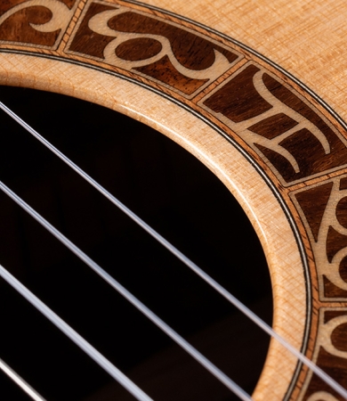 Red on sale cedar guitar