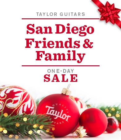 San Diego Friends and Family Event on December 9th