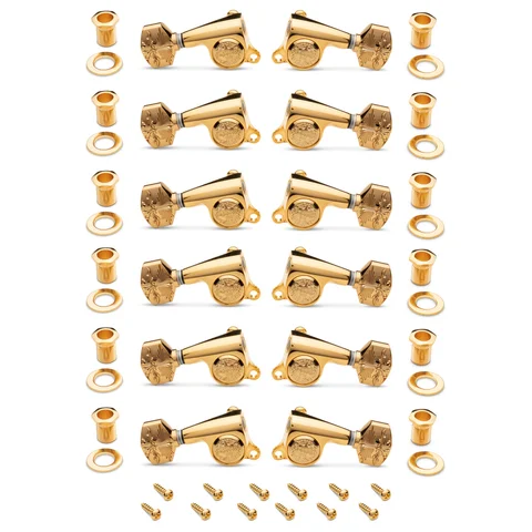 Gotoh Luxury Tuners 18:1 - 12-String, Polished Gold