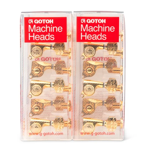 Gotoh Luxury Tuners 18:1 - 12-String, Polished Gold