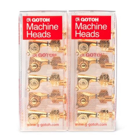 Gotoh Luxury Tuners 18:1 - 12-String, Polished Gold