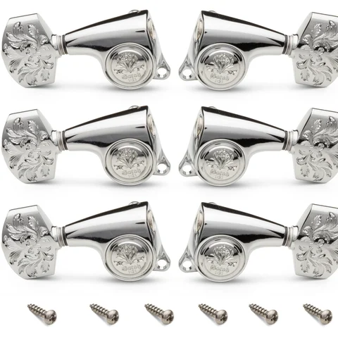 Gotoh Luxury Tuners 21:1 - 6-String, Chrome