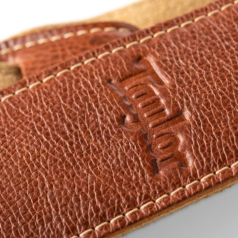 Taylor 2.5" Leather Guitar Strap - Suede Back