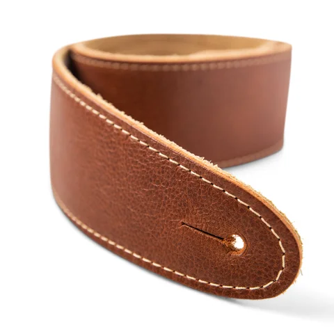 Taylor 2.5" Leather Guitar Strap - Suede Back