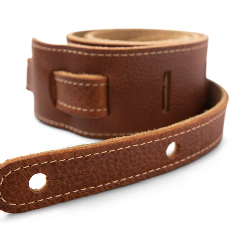 Taylor 2.5" Leather Guitar Strap - Suede Back