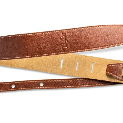Taylor 2.5" Leather Guitar Strap - Suede Back