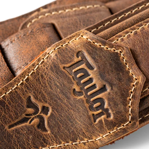 Taylor Wings Distressed Leather Guitar Strap