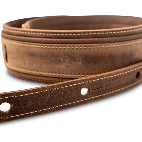 Taylor Wings Distressed Leather Guitar Strap
