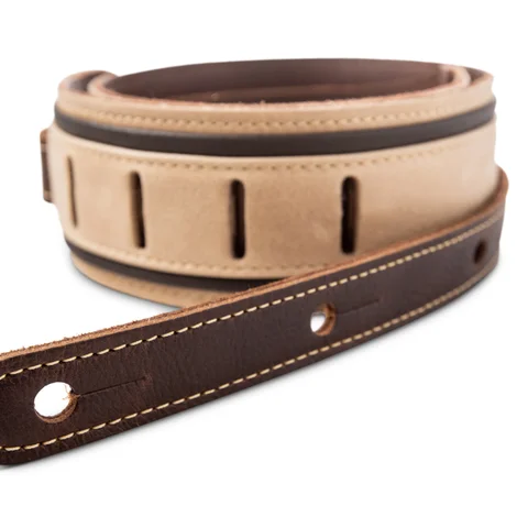 Taylor Reflections 2.5" Leather Guitar Strap - Spruce/Ebony