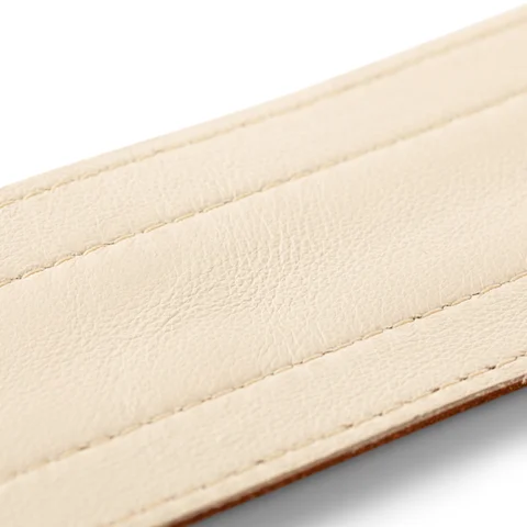 Taylor Element 2.5" Leather Guitar Strap - Brown/Cream
