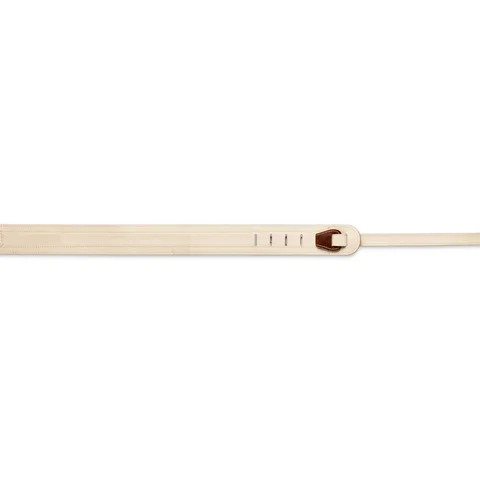 Taylor Element 2.5" Leather Guitar Strap - Brown/Cream