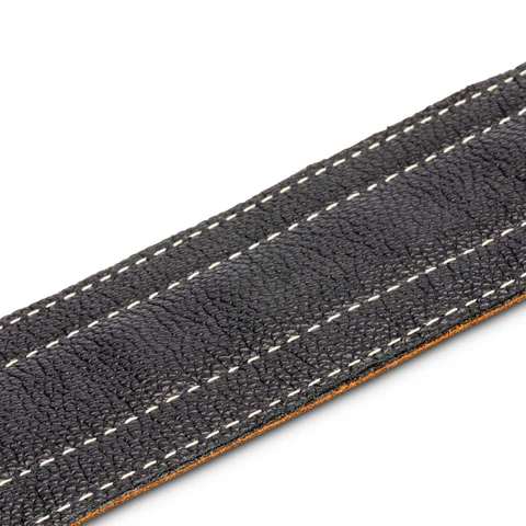 Taylor American Dream Leather Strap, Brown/Black, Taylor 2.5"